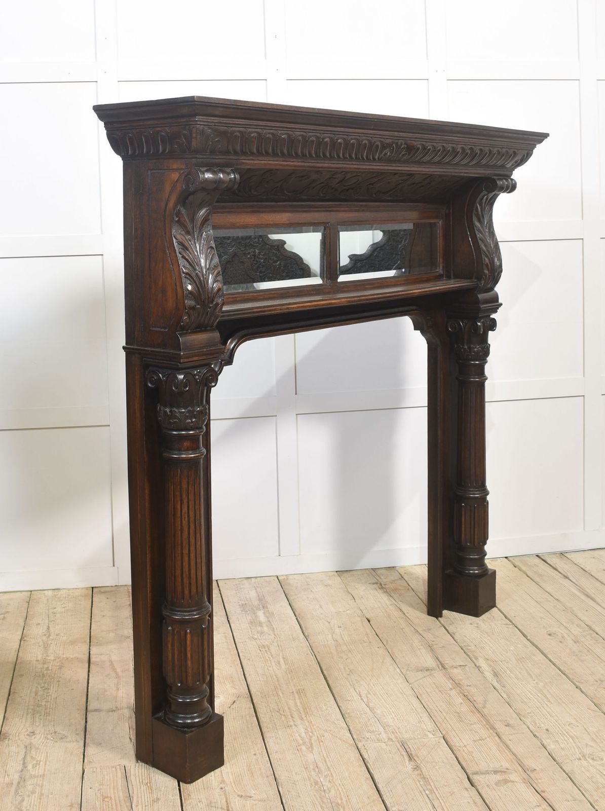 Carved Oak Fire Surround photo buy