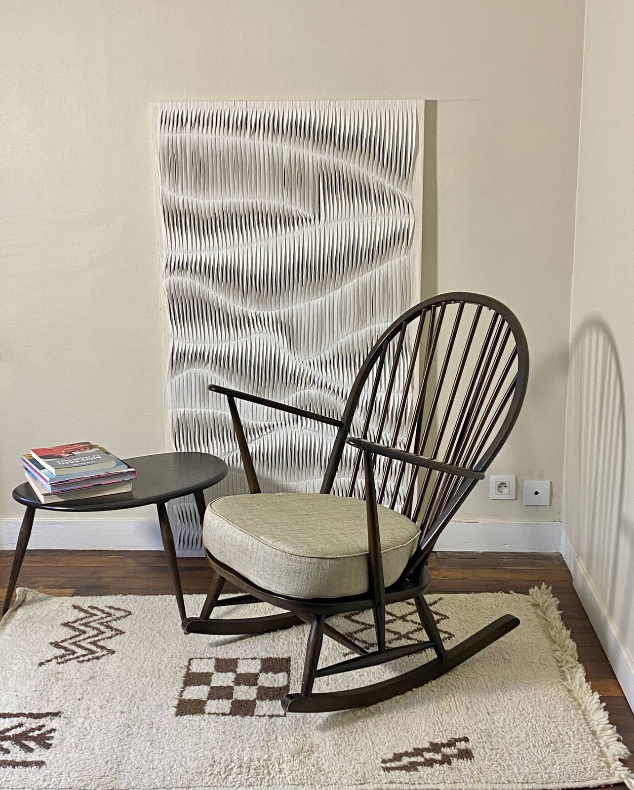 Rocking Chair Ercol, Lucian Ercolani, Year 1956 photo Furniture