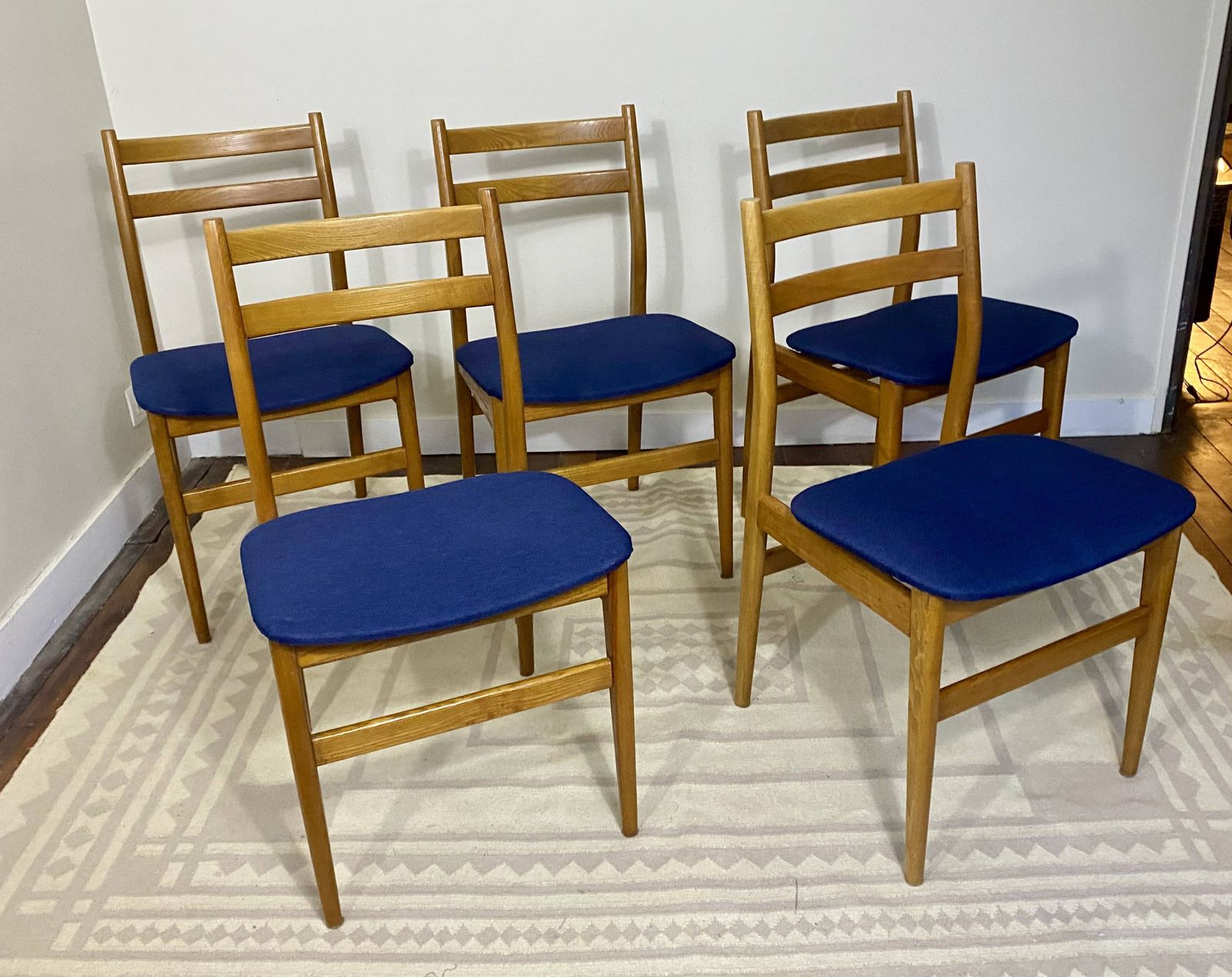 Set Of 5 Scandinavian Chairs From The Year . photo furniture