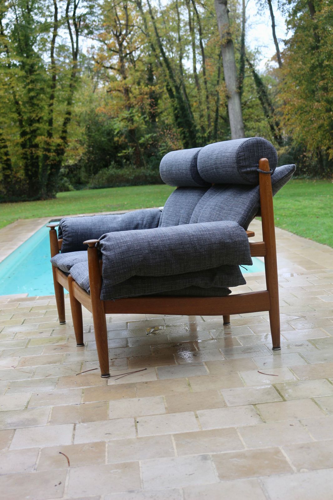 Furniture 2 Seater Sofa Year 1960 By Eric Merthen For Ire Møbler, Sweden 196 photo