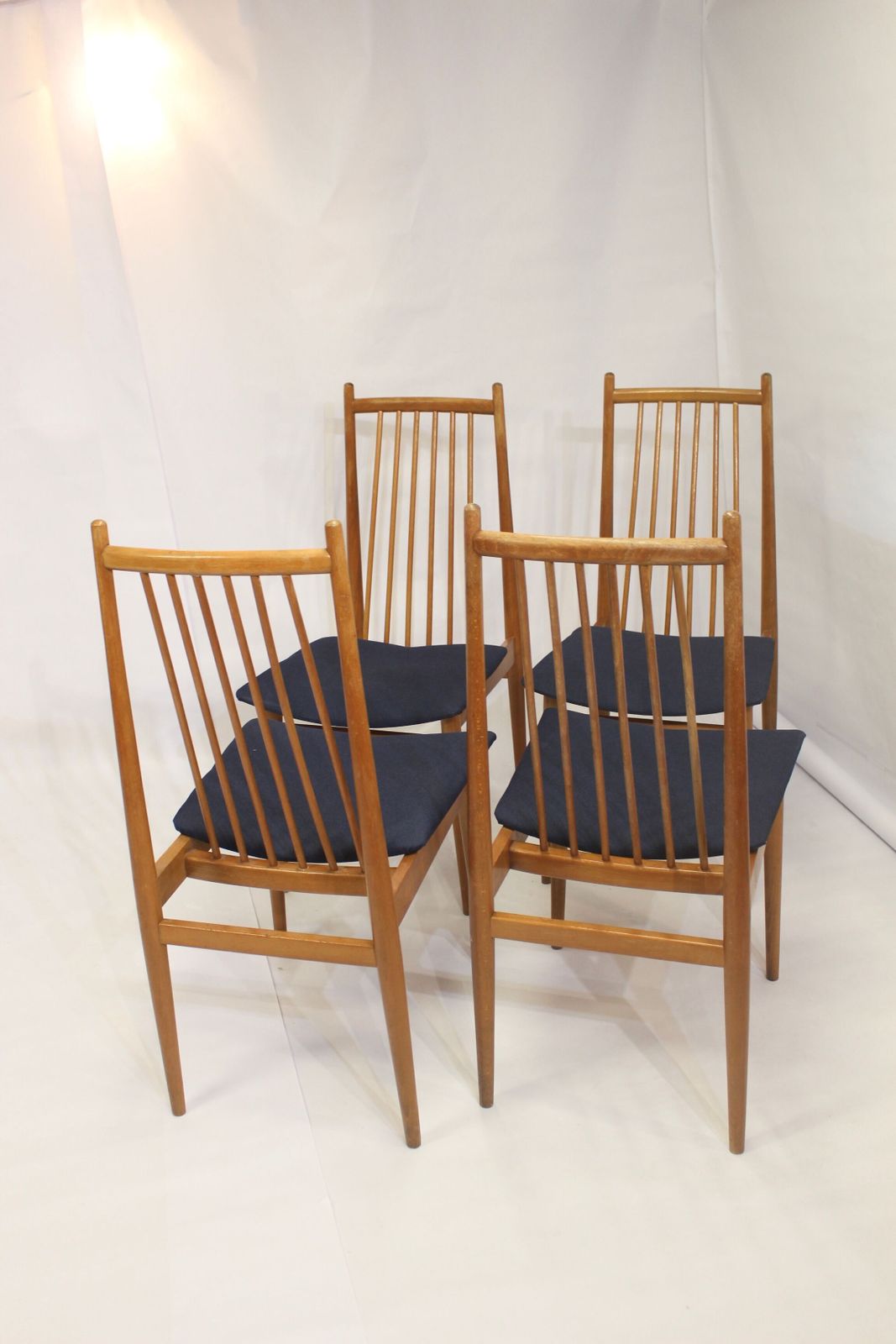 Set Of 4 Scandinavian Chairs Year 70s photo 602.0