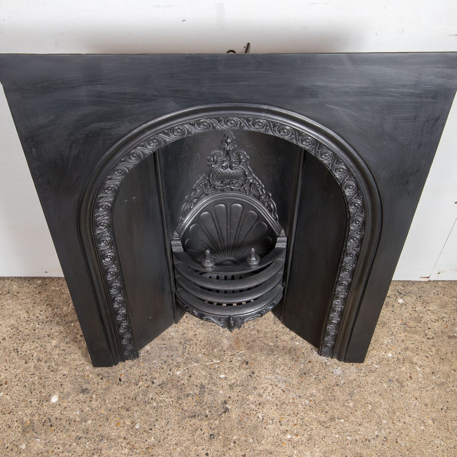 Antique Early Victorian Cast Iron Insert photo Home Fixtures