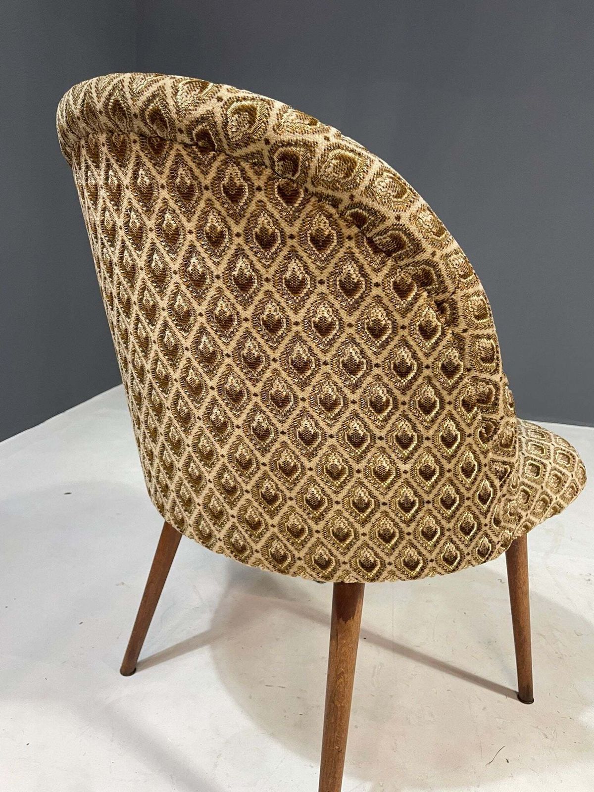 Pair Of Retro Armchairs In The Style Of Antonín šuman, Czechoslovakia 1960s photo vintage