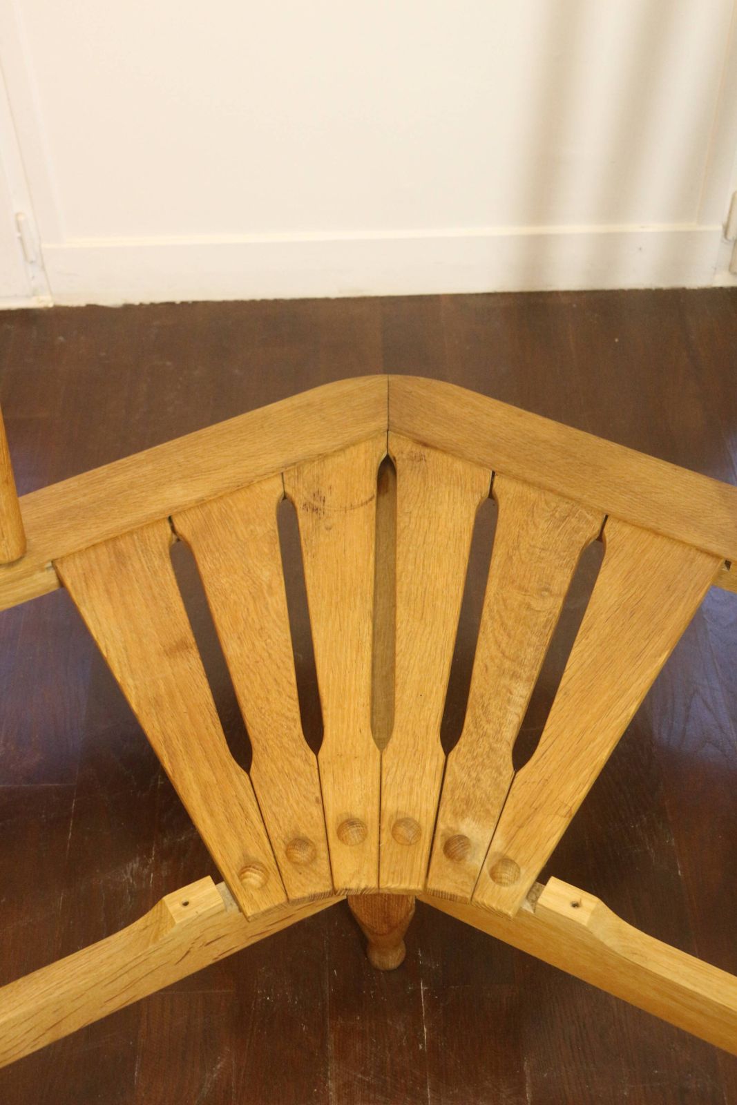 Furniture Fan Bench By Guillerme And Chambron Reupholstered photo