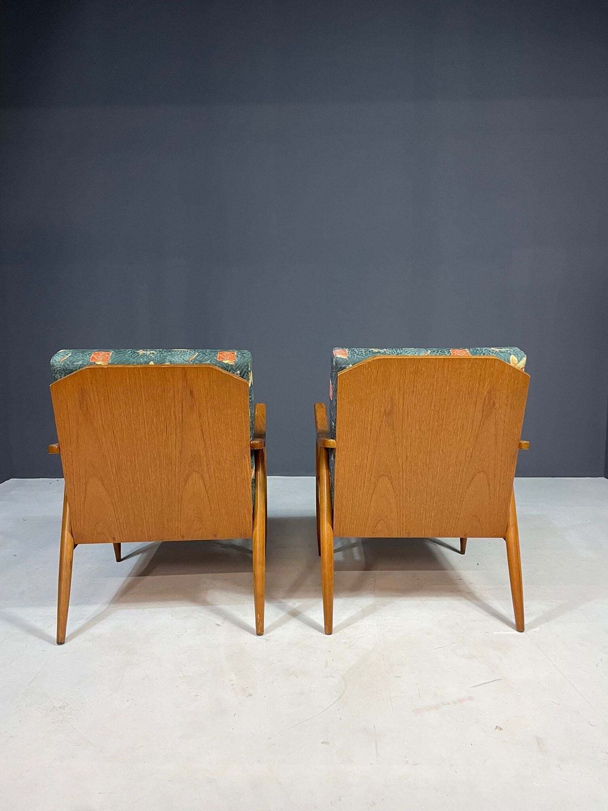 Pair Of Mid Century Modern Lounge Armchairs, Czechoslovakia, 1960s photo vinterior