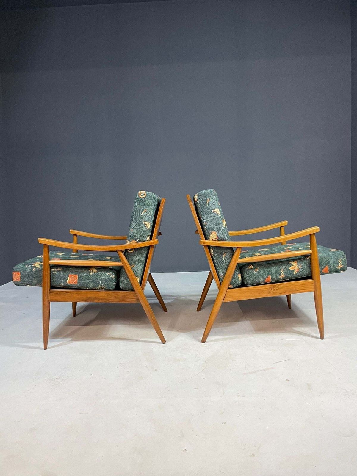 photo furniture Pair Of Mid Century Modern Lounge Armchairs, Czechoslovakia, 1960s