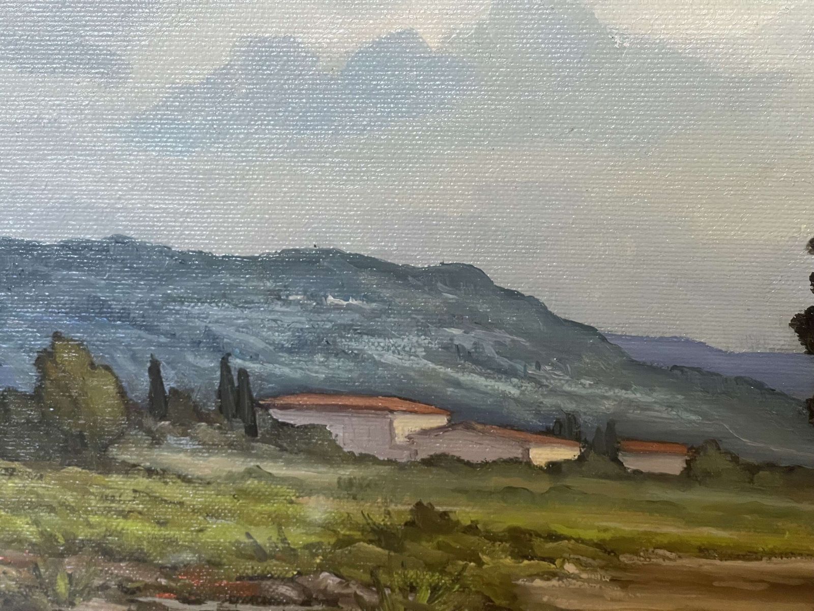 Italian Landscape Oil Painting By Renato Cappelli photo 200.0