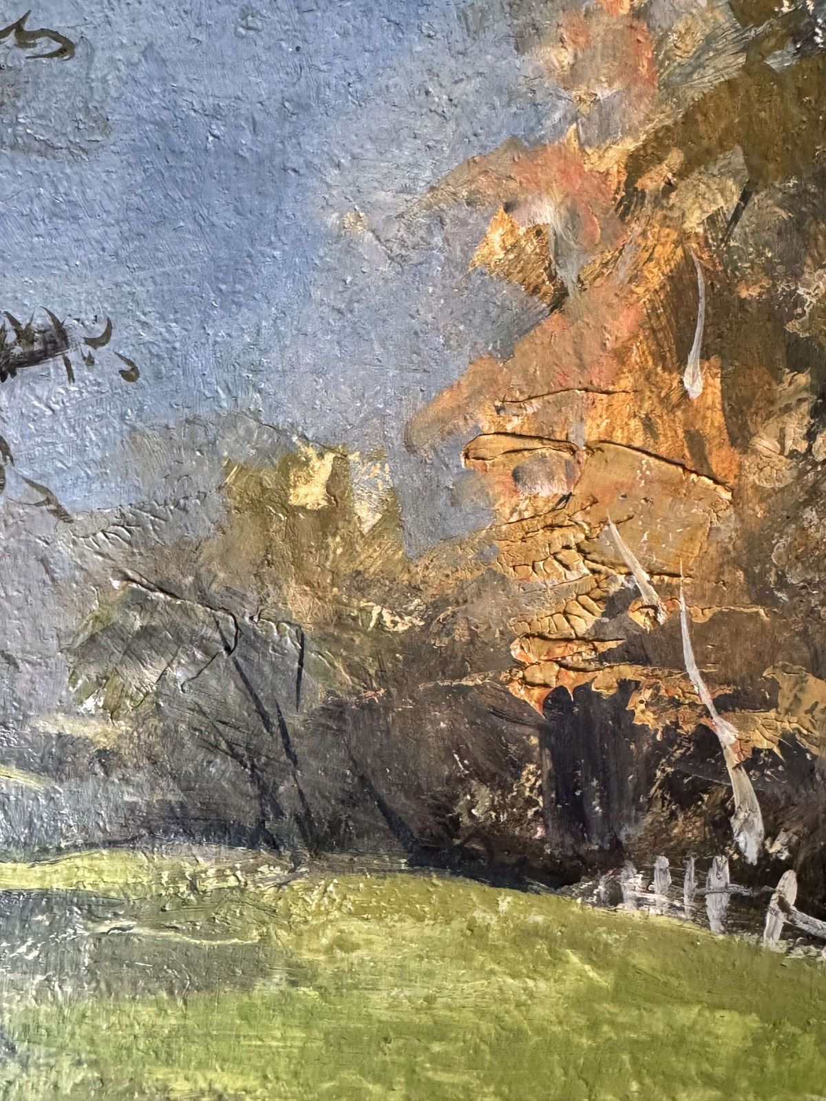 Vintage Oil On Board By Valerie Mckenzie Wooded Landscape photo 175.0