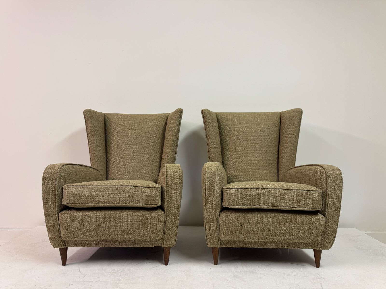 Pair Of Paolo Buffa Armchairs, Italy, 1950s photo for sale
