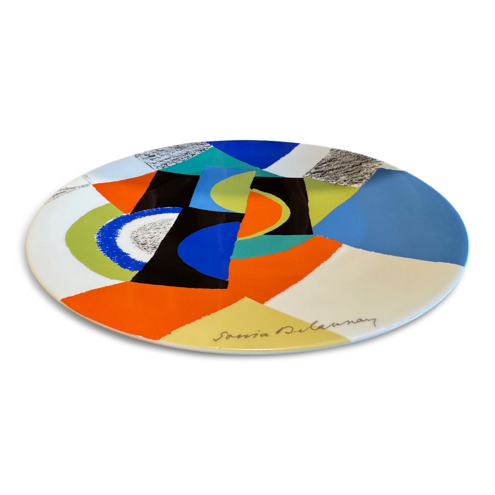 Sonia Delaunay For Artcurial, Rythmes Circulaires, Limited Edition Porcelain Plate, France