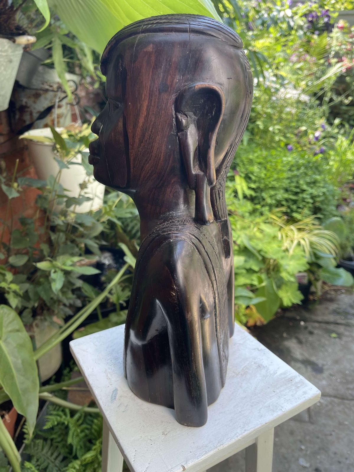 A Set Of Three Tribal African Hand Carved Figures photo buy