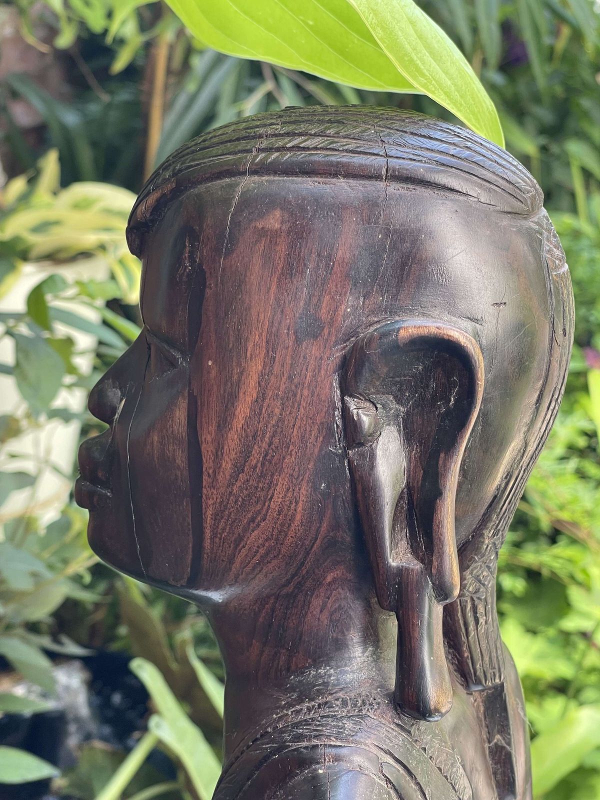 150.0 A Set Of Three Tribal African Hand Carved Figures photo