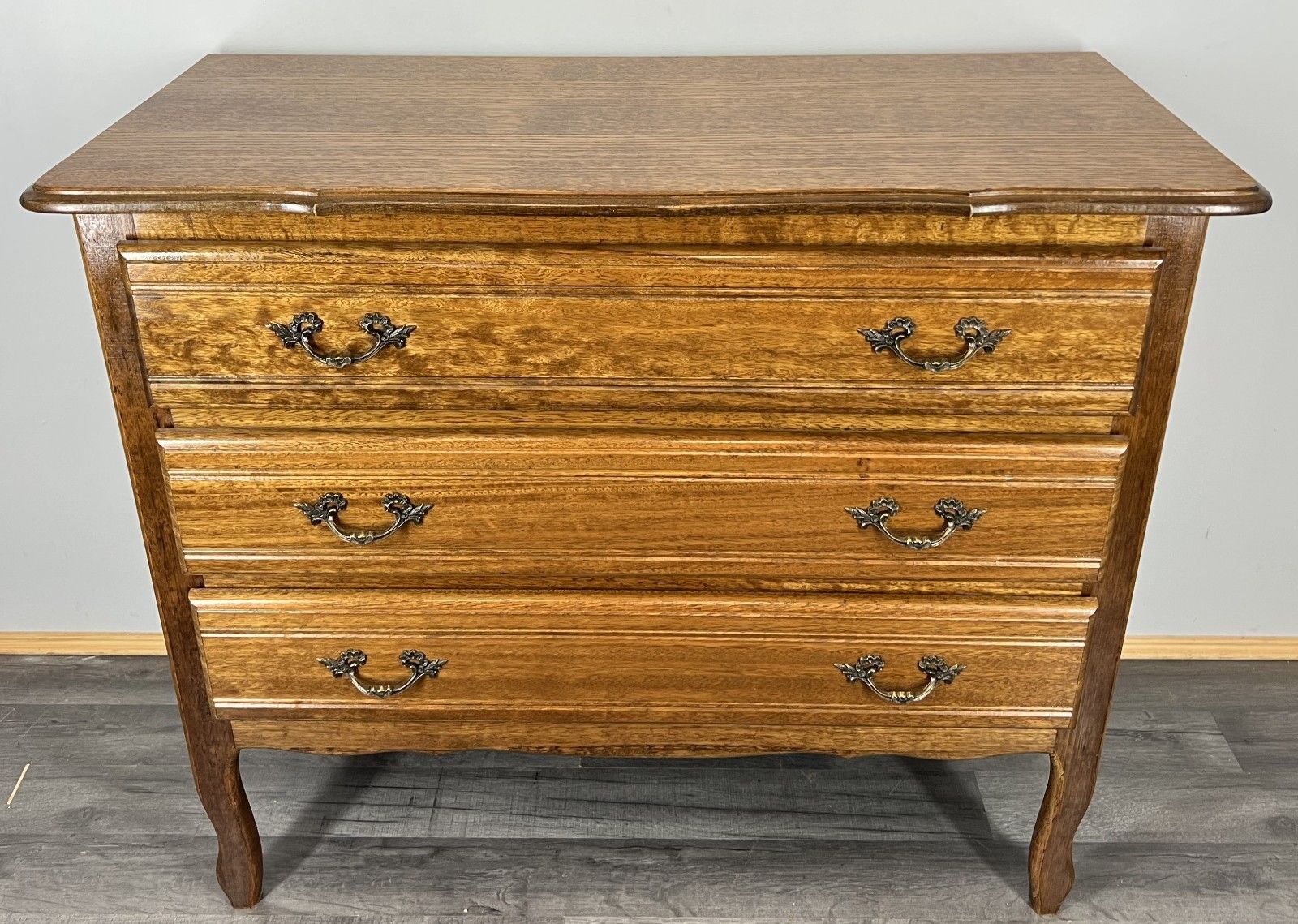Chest Of Drawers Vintage French Louis XV Style Carved Cabinet Lot 4009