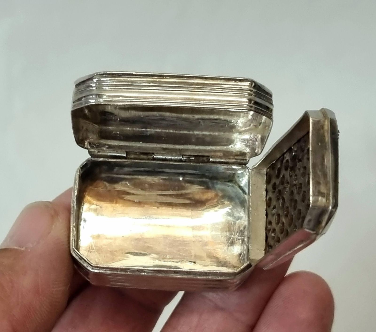 A Scarce And Fine Larger Sized Example Of A George IV Sterling Silver Nutmeg Grater, By Joseph Wilmore Of Bread Street, Birmingham, Dated 1825. photo furniture