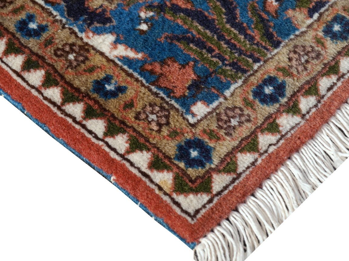 Vintage Kashmir Wool Rug – Prayer Design With Tree Of Life | 92 X 62 Cm photo buy