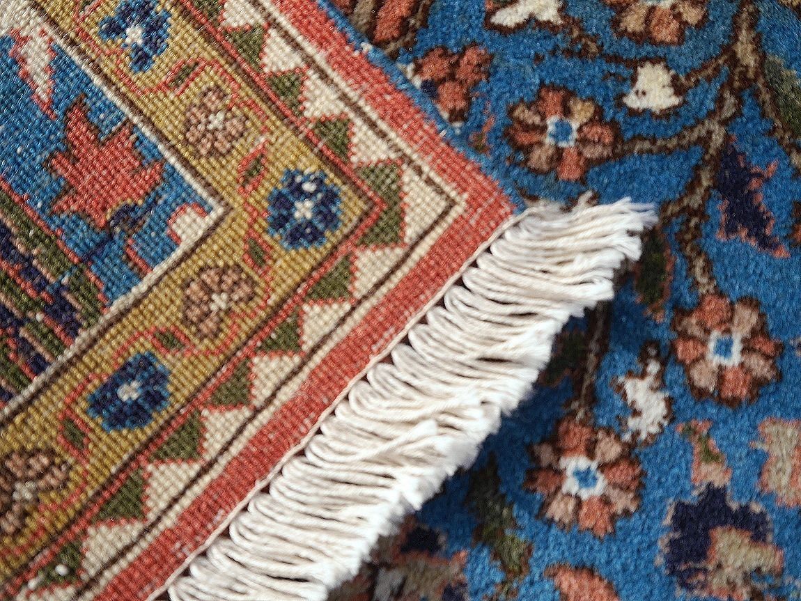 photo for sale Vintage Kashmir Wool Rug – Prayer Design With Tree Of Life | 92 X 62 Cm