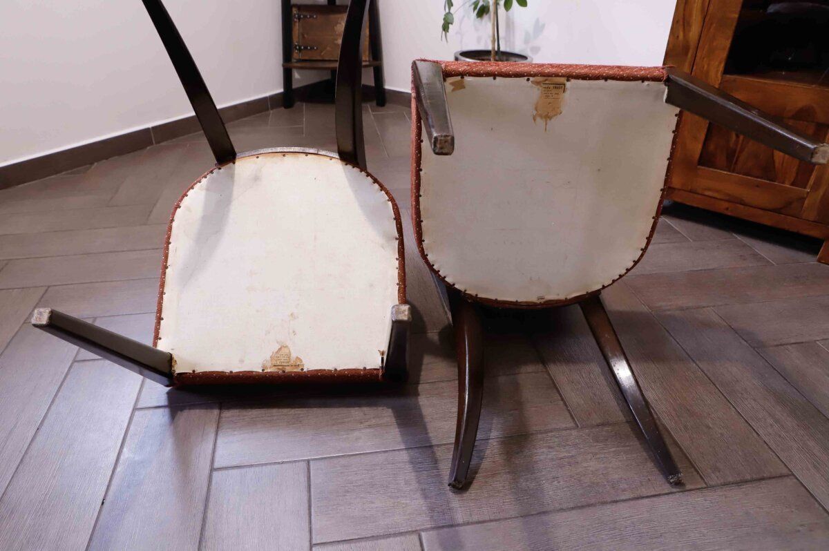 photo furniture Set Of 4 Lollipop Dining Chairs H 214 By Jindřich Halabala