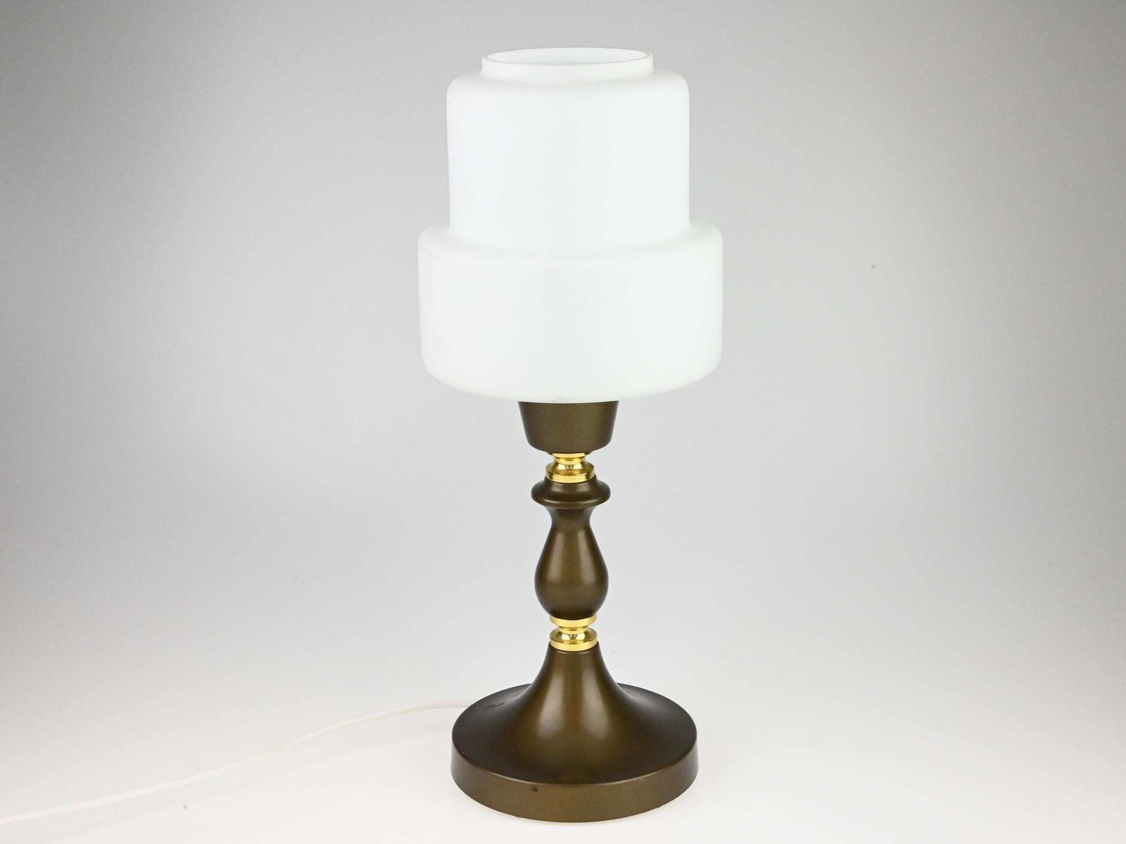 Rare Vintage Drukov Brno Table Lamp, Drukov Lamp, Bedside Lamp, Mid Century Light, Vintage Lamp, Modern Lamp, Big Desk Lamp, Table Lamp photo vintage
