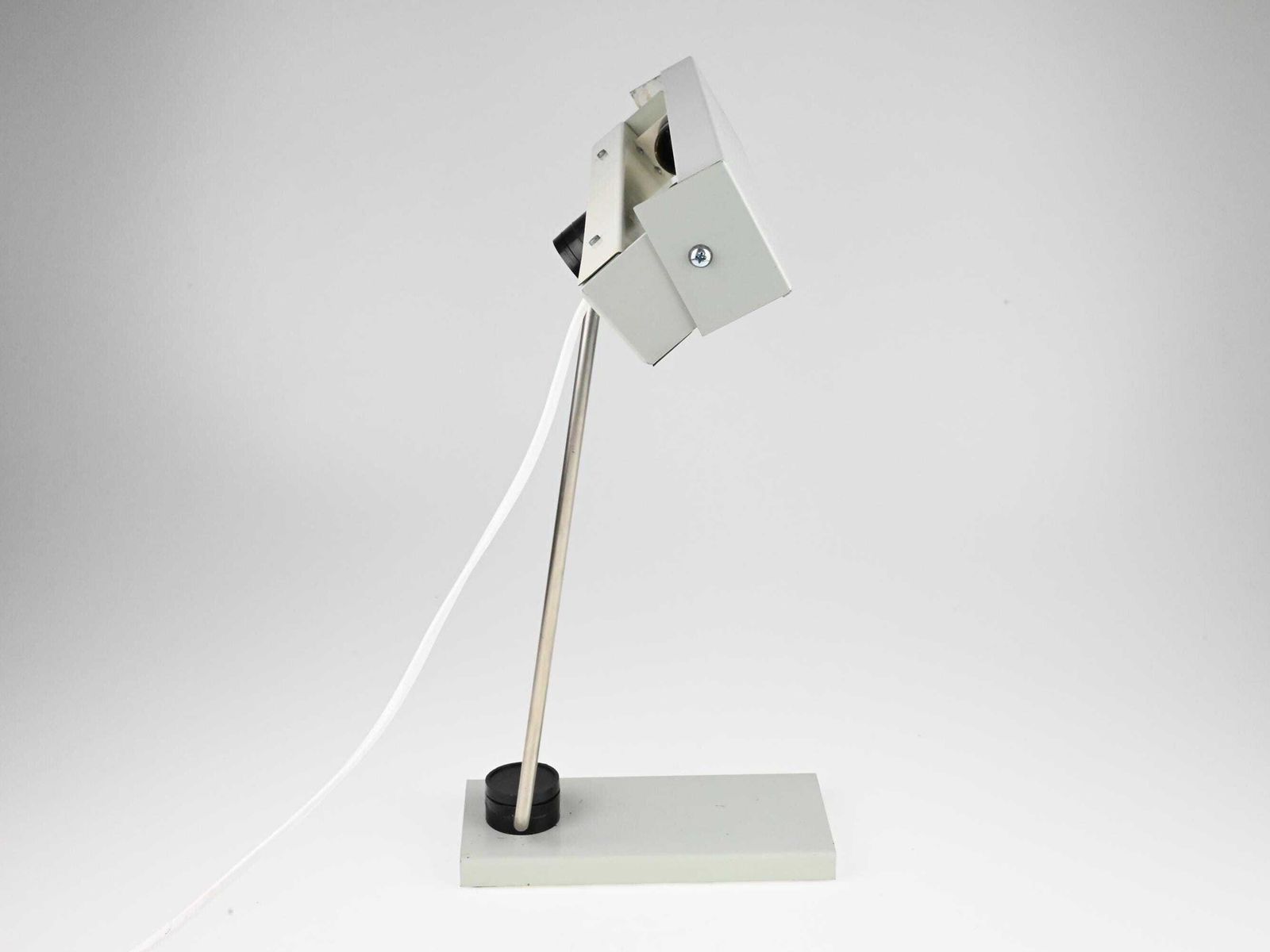 Vintage Veb German Desk Lamp, Veb Lamp, Vintage Table Lamp, Industrial Lamp, Desk Lamp, Mid Century Lighting, Grey Lamp, German Lamp photo vintage