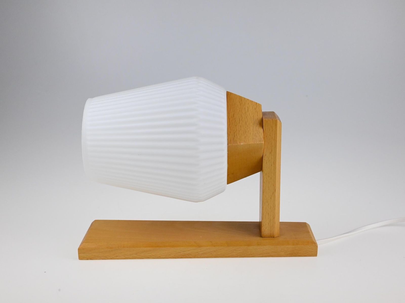 Vintage Wooden Wall Lamp With Glass Shade, Vintage Wooden Lamp, Vintage Wall Lamp, Wall Lighting, Wall Sconce Lighting, Wooden Lamp, Lamp photo buy