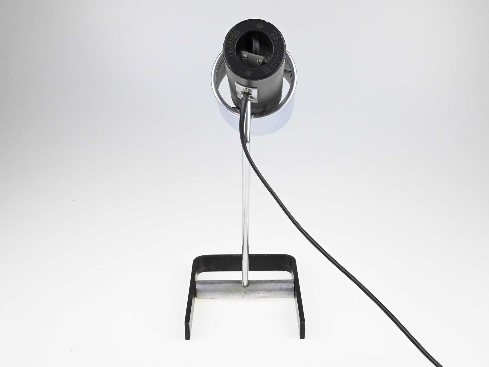 Iconic Vintage Kovona N55 Table Lamp, Kovona Lamp, Chrome Desk Lamp, Black Table Lamp, Vintage Lamp, Industrial Lamp, Industrial Lighting photo for sale