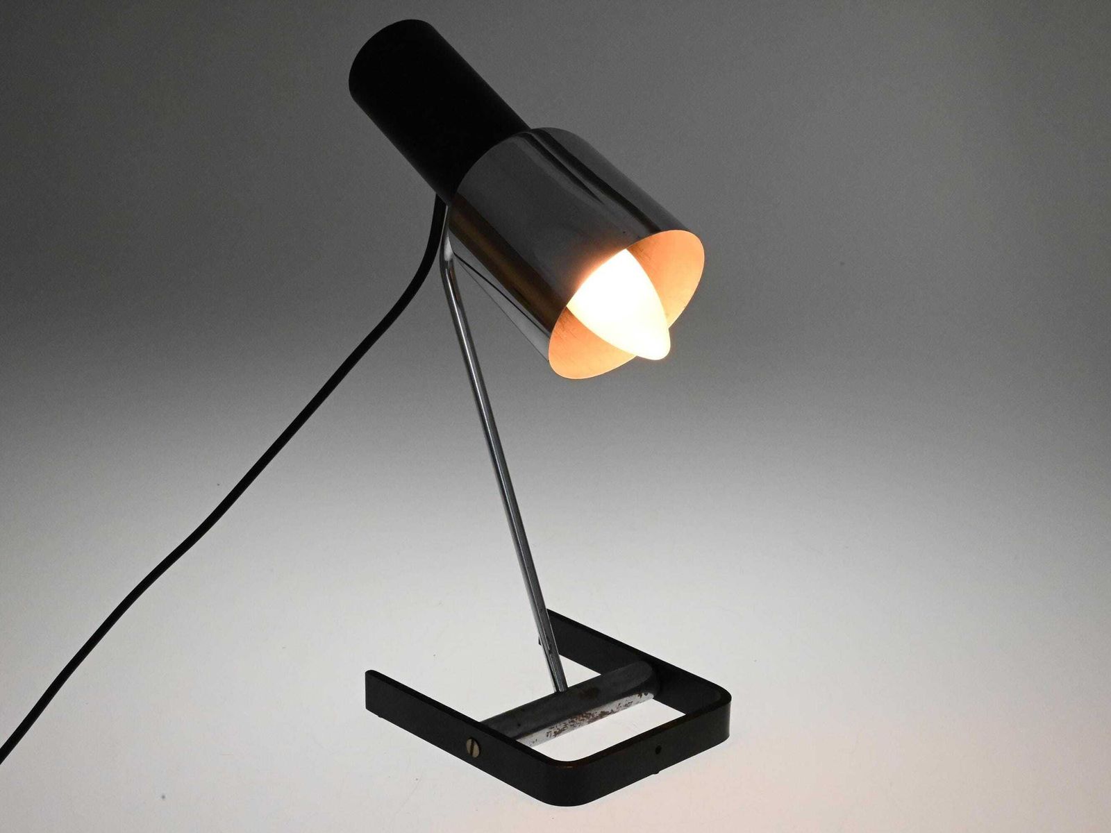 Iconic Vintage Kovona N55 Table Lamp, Kovona Lamp, Chrome Desk Lamp, Black Table Lamp, Vintage Lamp, Industrial Lamp, Industrial Lighting photo 207.0