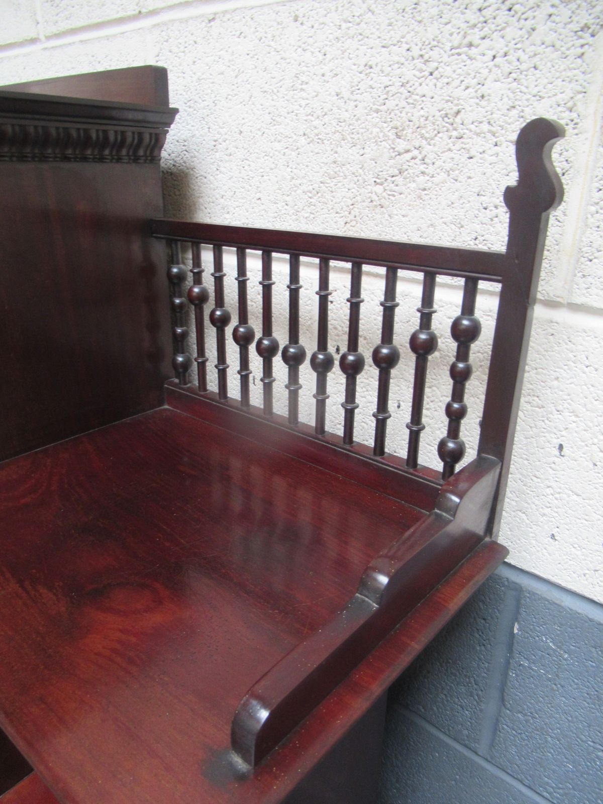 photo furniture Mahogany   Lamb Of  Manchester  ,  Late Victorian   Open Bookcase.