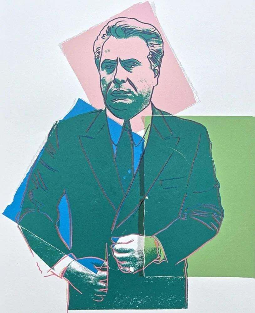 After Andy Warhol, John Gotti Dark Green , 1980s, Lithograph photo for sale