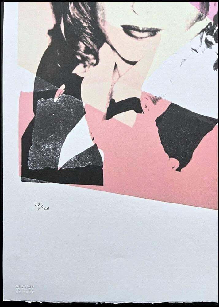 After Andy Warhol, Marcia Weisman Pink, 1980s, Lithograph photo furniture