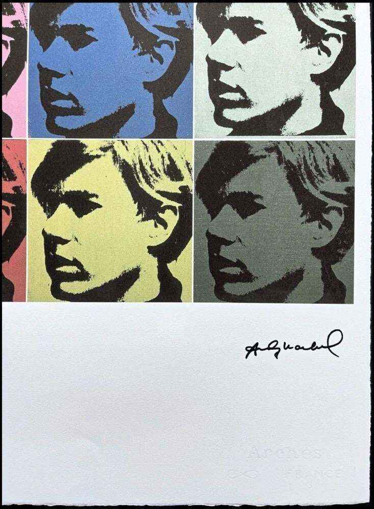 After Andy Warhol, 9x Self Portrait, 1980s, Lithograph photo for sale