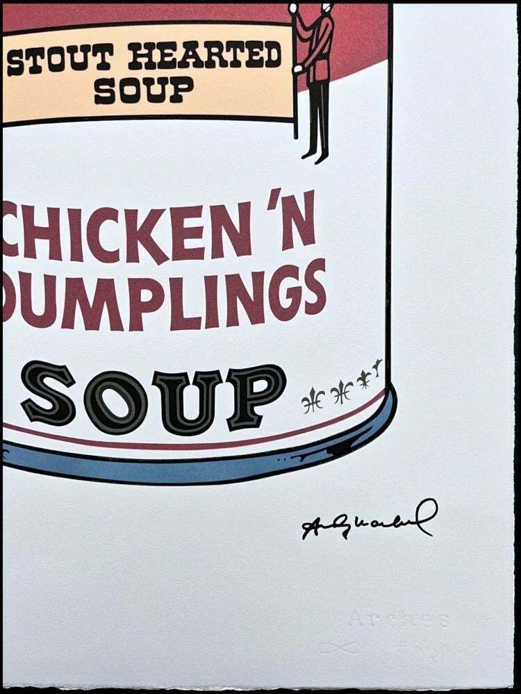 After Andy Warhol, Campbell's Soup Chicken'n Dumplings , 1980s, Lithograph photo for sale