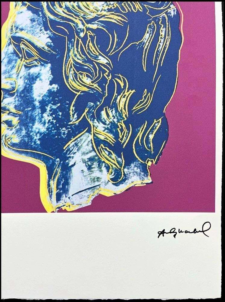 After Andy Warhol, Alexander The Great   Dark Pink, 1980s, Lithograph photo for sale