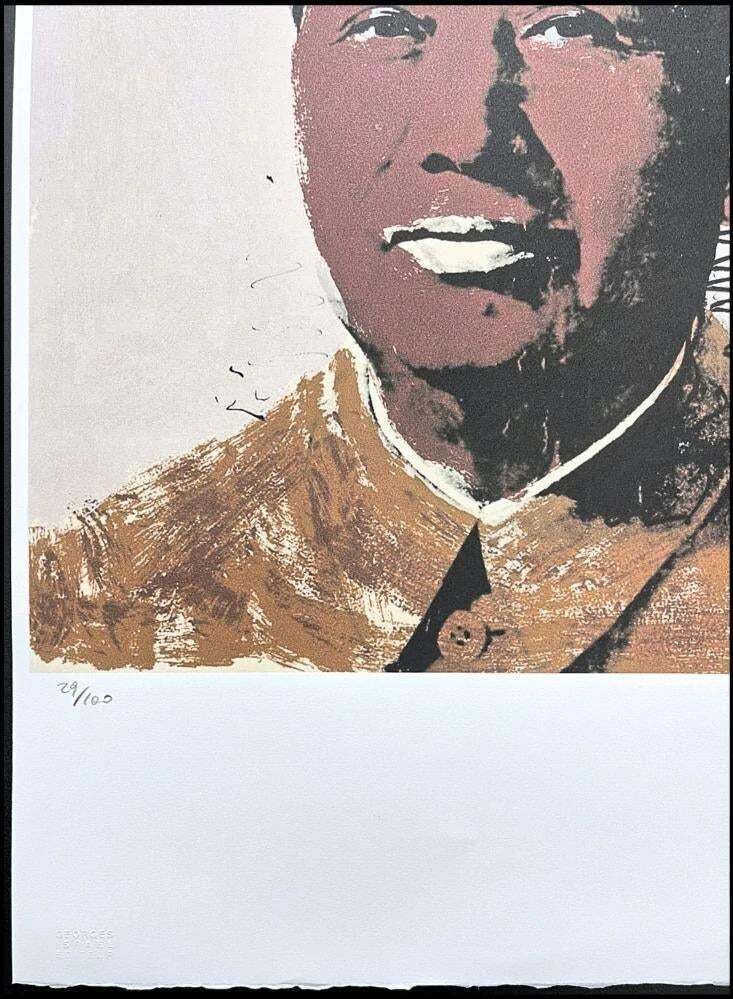 After Andy Warhol, Mao Zedong Brown, 1980s, Lithograph photo for sale