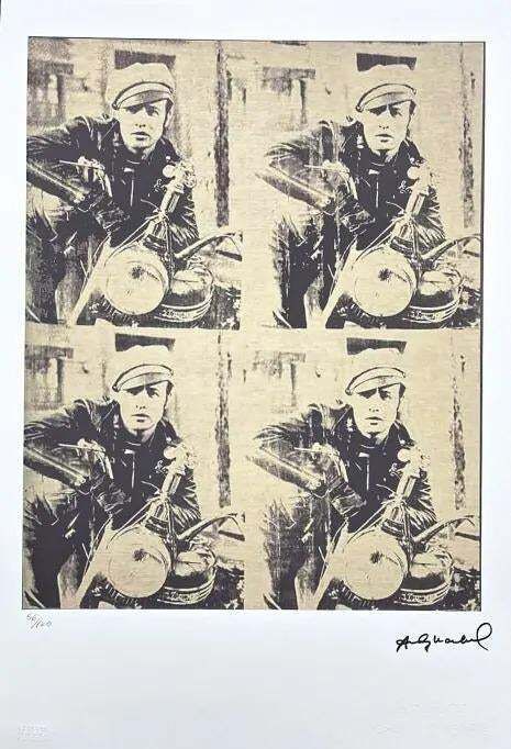 After Andy Warhol, Marlon Brando 1980s, Lithograph