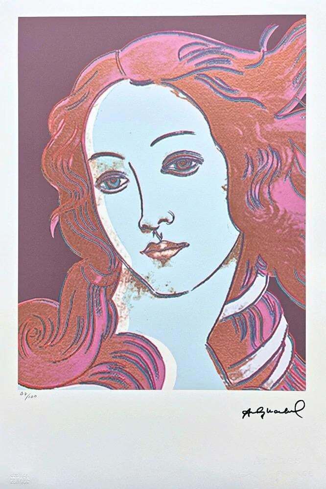 After Andy Warhol, Birth Of Venus   Purple, 1980s, Lithograph