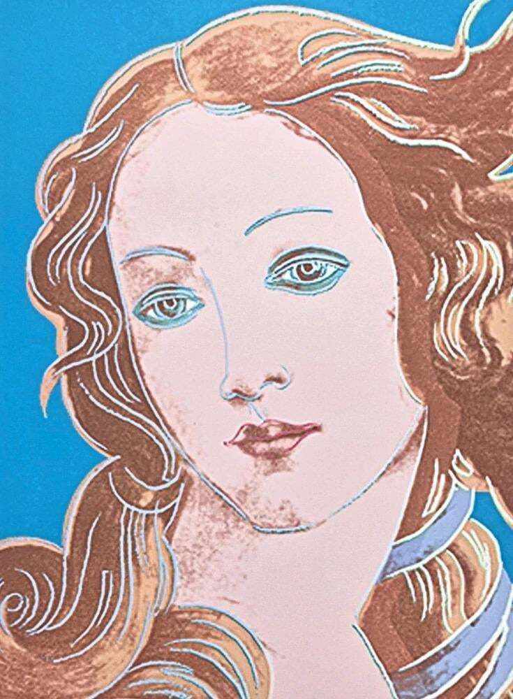 After Andy Warhol, Birth Of Venus Blue, 1980s, Lithograph photo for sale