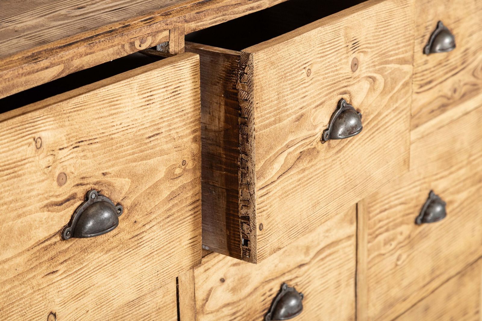 photo furniture Large 19thc English Pine Haberdashery Drawers