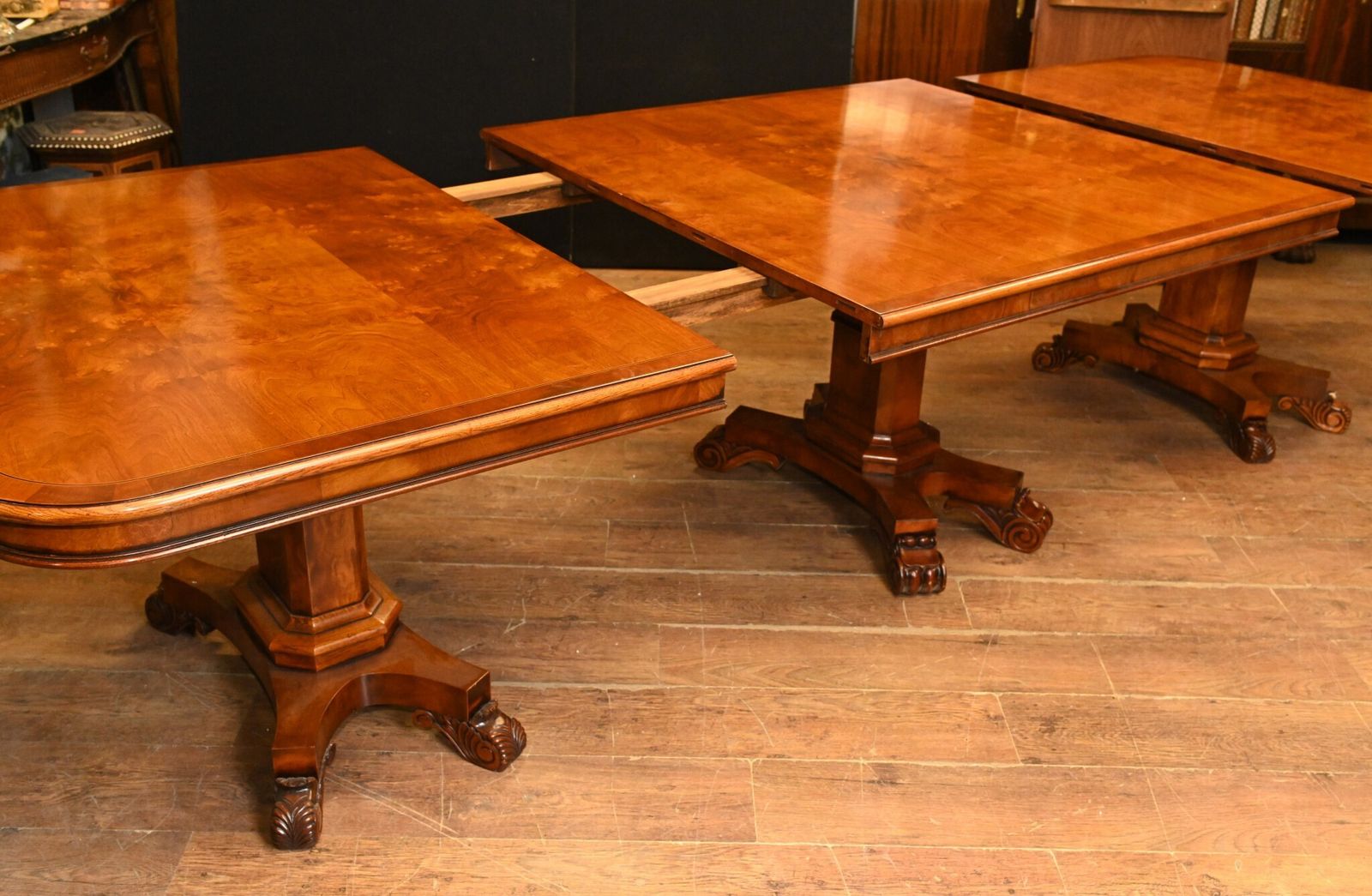 Extending Regency Dining Table   Walnut Tables George Bullock Base photo Furniture
