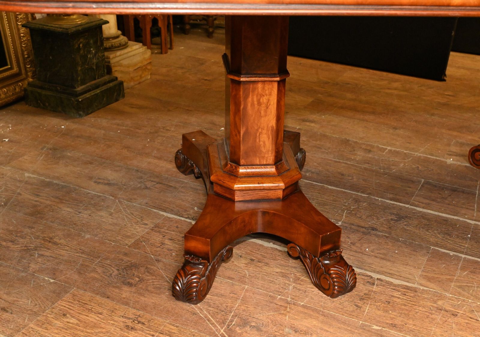 Extending Regency Dining Table   Walnut Tables George Bullock Base photo vinterior