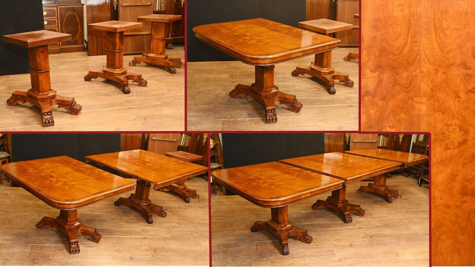 photo buy Extending Regency Dining Table   Walnut Tables George Bullock Base