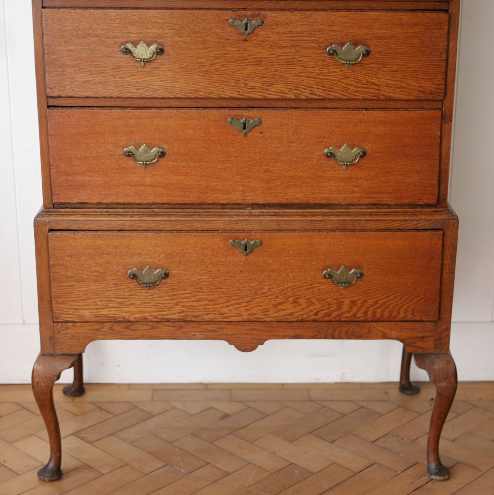 Provincial C18th Oak Chest On Stand. photo for sale