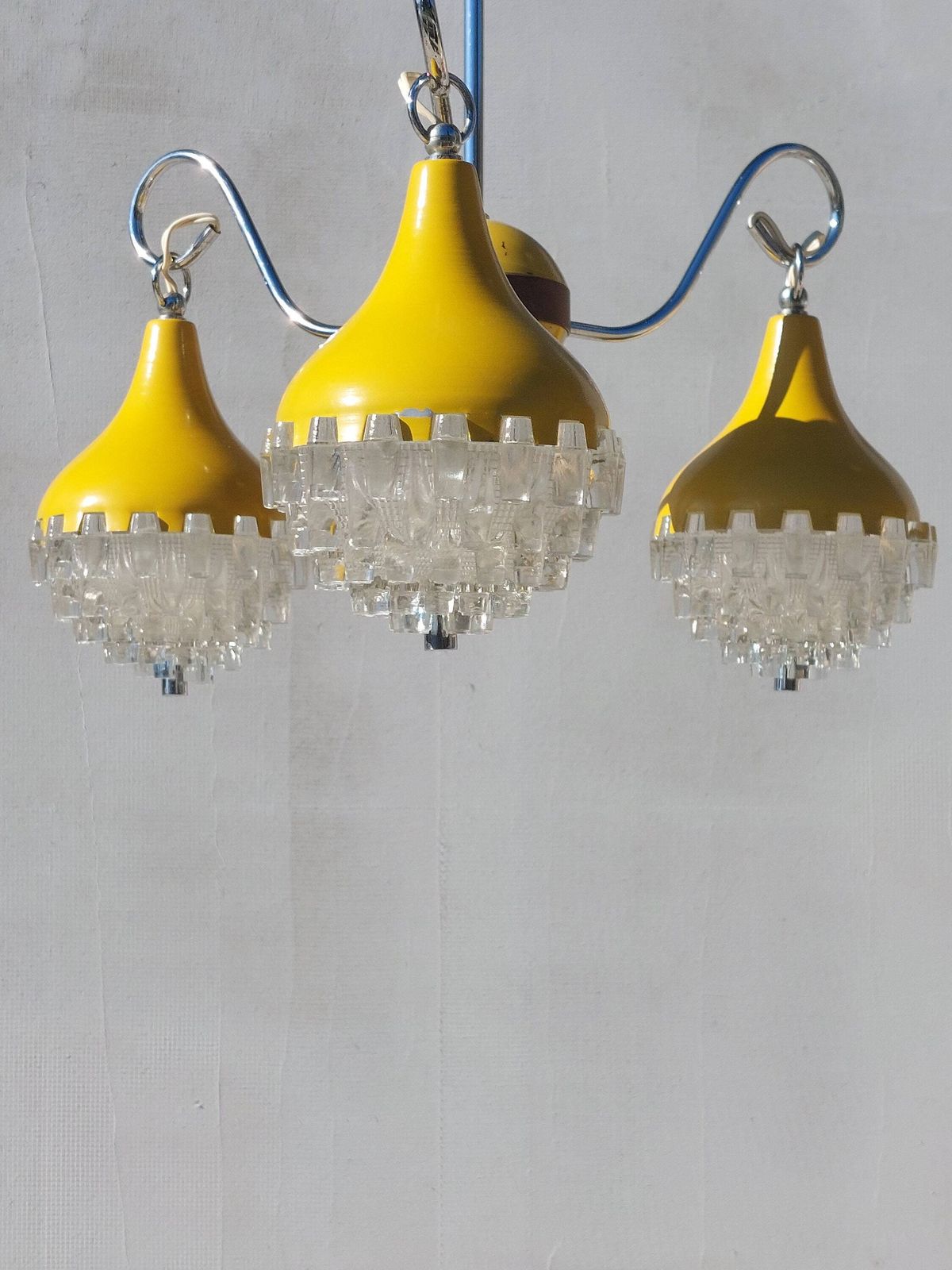 Retro Pendant Lamp /Retro Ceiling Light/Space Age Pendant Lamp/Space Age Chandelier/Mcm Pendant Lamp/Vintage Chandelier/Pineapple Shape/70's photo buy