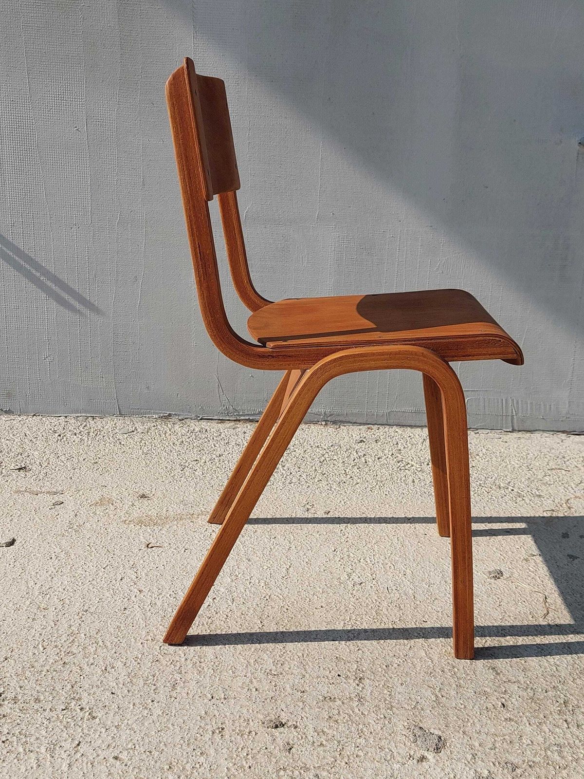 photo for sale Mid Century Children's Chair, Kid's Chair, Beech Wood, Anatomical Chair, Kid's Room, 1970s
