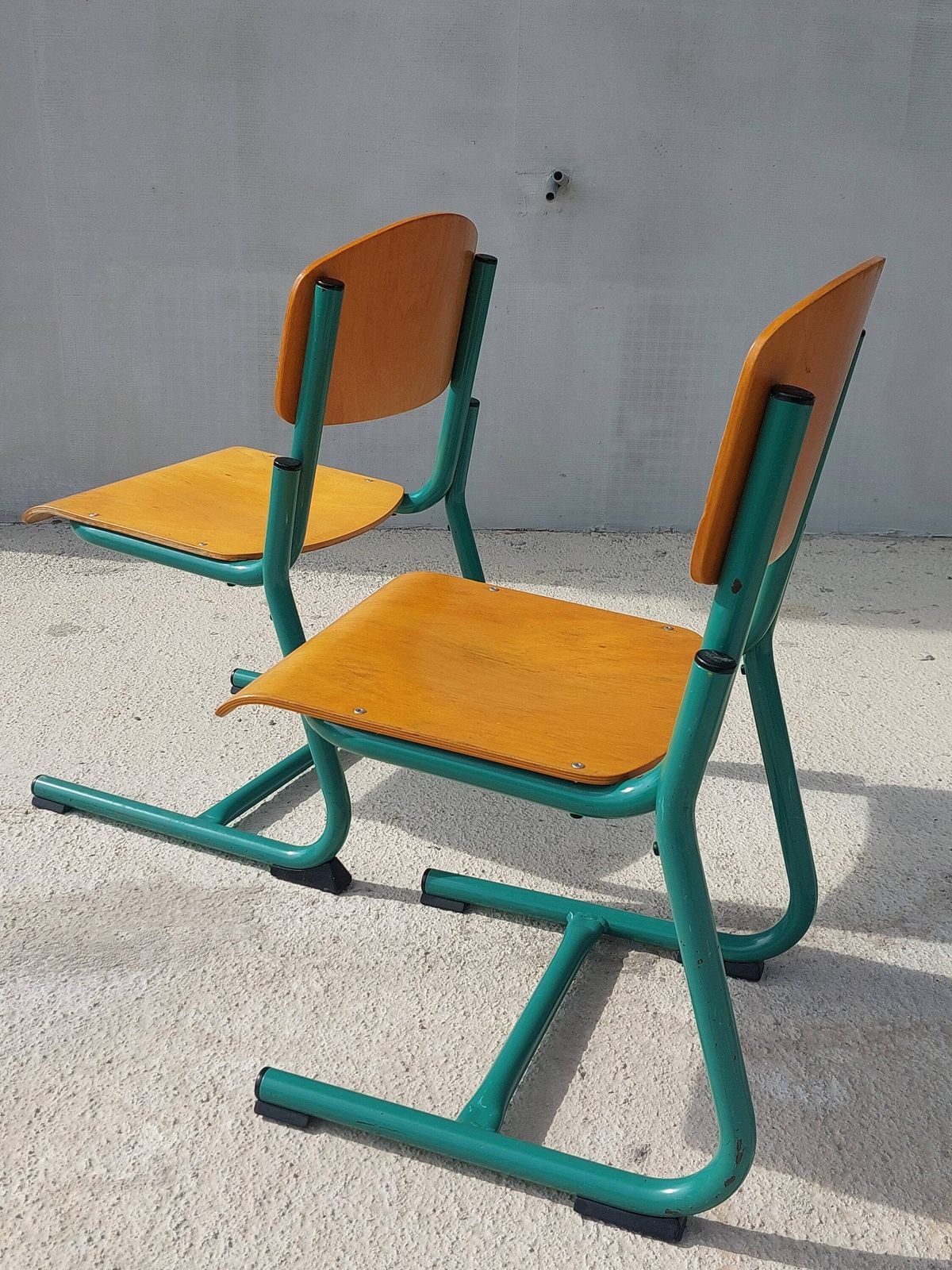 Retro Children's Chair / Chair From Kindergarten / Chair For Children's / Industrial Chair / Industrial Style / 90's photo vintage