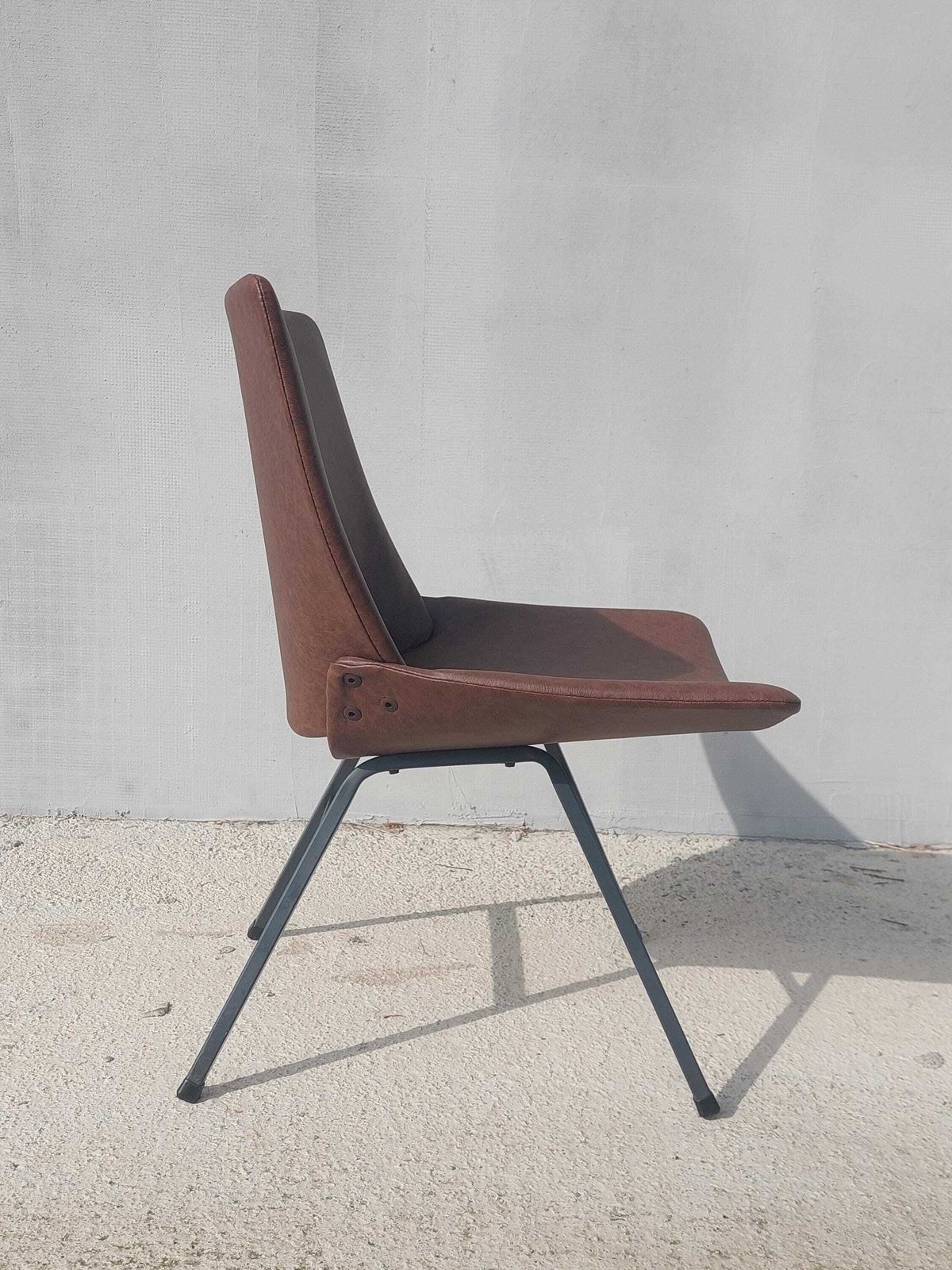 photo for sale Industrial Designer Chair, Industrial Style, Shell Lounge Chair, Retro Lounge Chair, Mid Century Modern Office Chair, Niko Kralj, 1970's