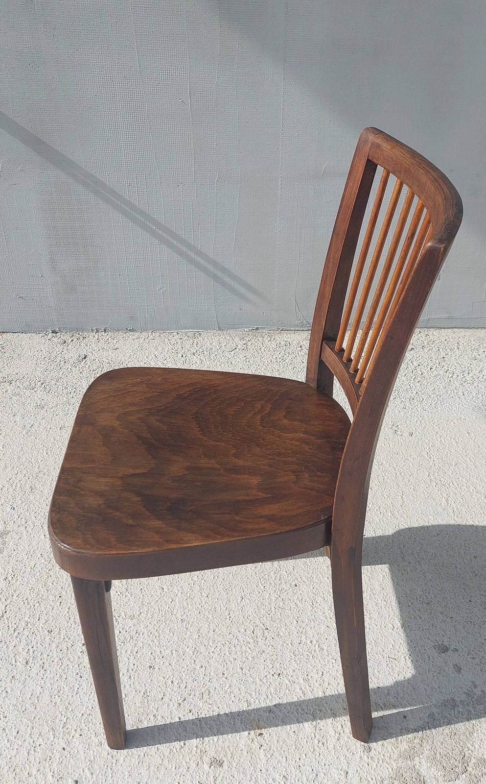 Vintage Solid Wood Dining Chair /Scandinavian Style / Rustic Design / Mcm Dining Chair / Mcm Home / Made In Ex Yugoslavia /Stol Kamnik /70's photo vintage