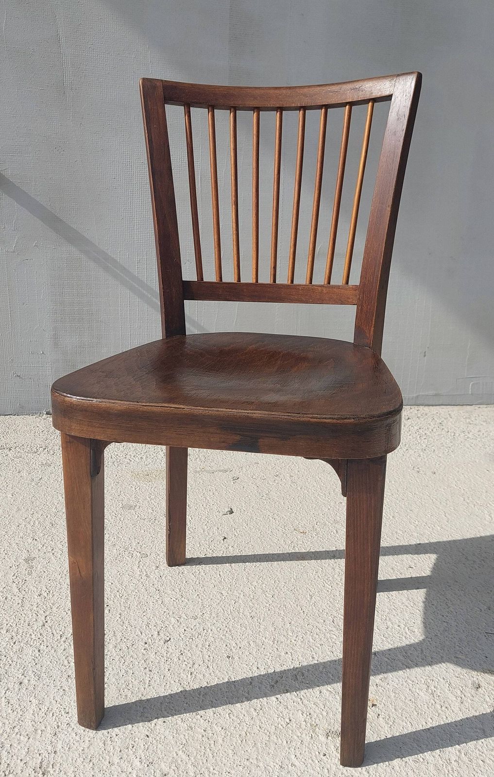 photo furniture Vintage Solid Wood Dining Chair /Scandinavian Style / Rustic Design / Mcm Dining Chair / Mcm Home / Made In Ex Yugoslavia /Stol Kamnik /70's
