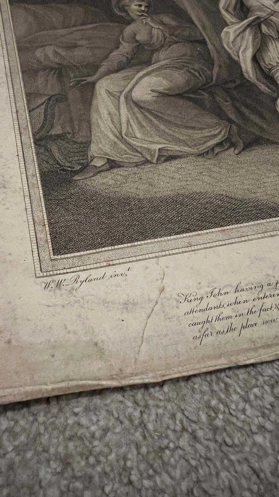The Origin Of Horn Fair Charlton Kent 1803 Etching By William Wynne Ryland photo for sale