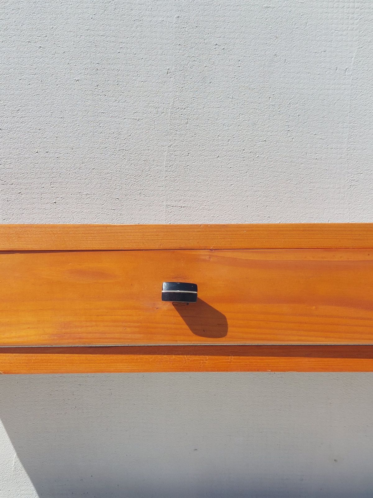 Vintage Wall Shelf With Drawer/Rustic Kitchen Schelf With Drawer/Wall Schelf/Small Wall Cabinet/Farmhouse/ Rustic/Cottage/Shabby Chic/1970's photo vintage