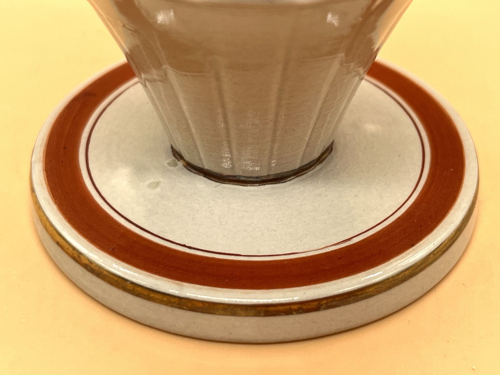 Pair Of Royal Copenhagen Porcelain Tureby Oranja Faience Candle Holders. photo furniture